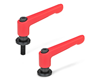 Adjustable hand levers